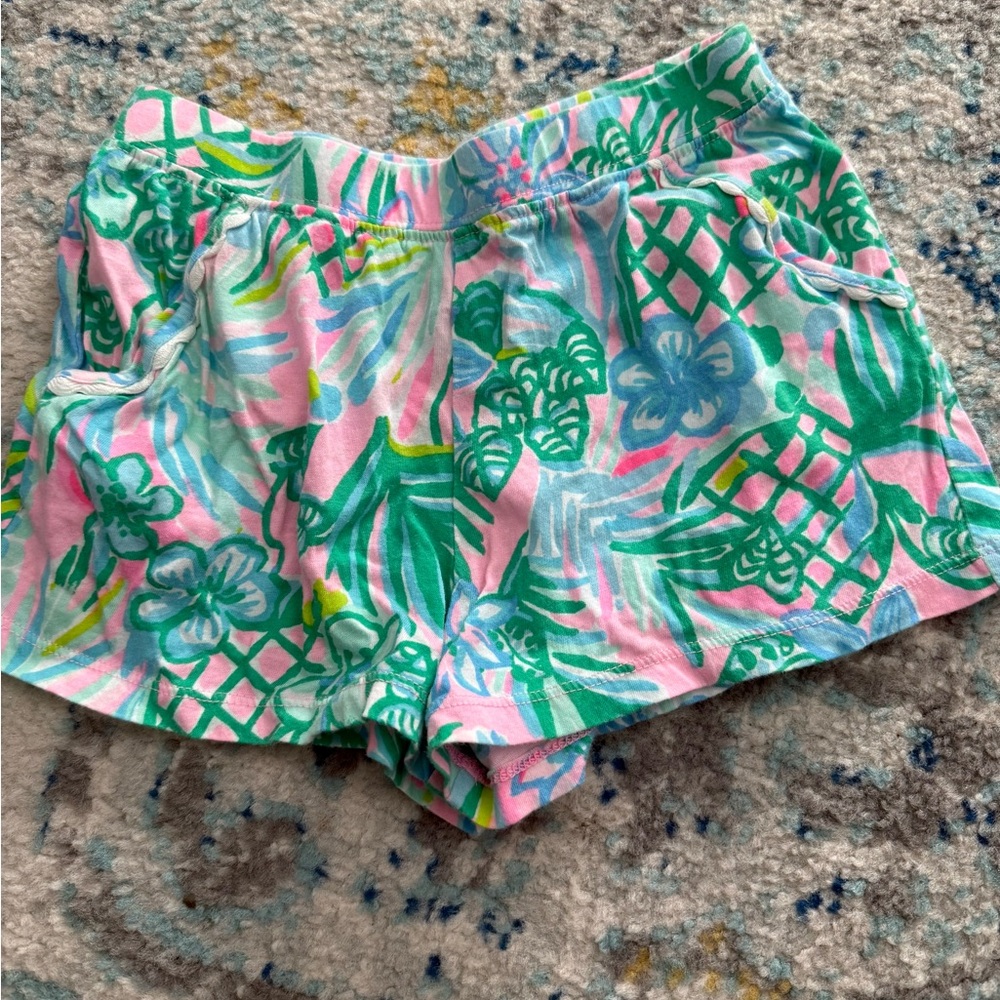Lilly Pulitzer Tropical Print Girls Shorts